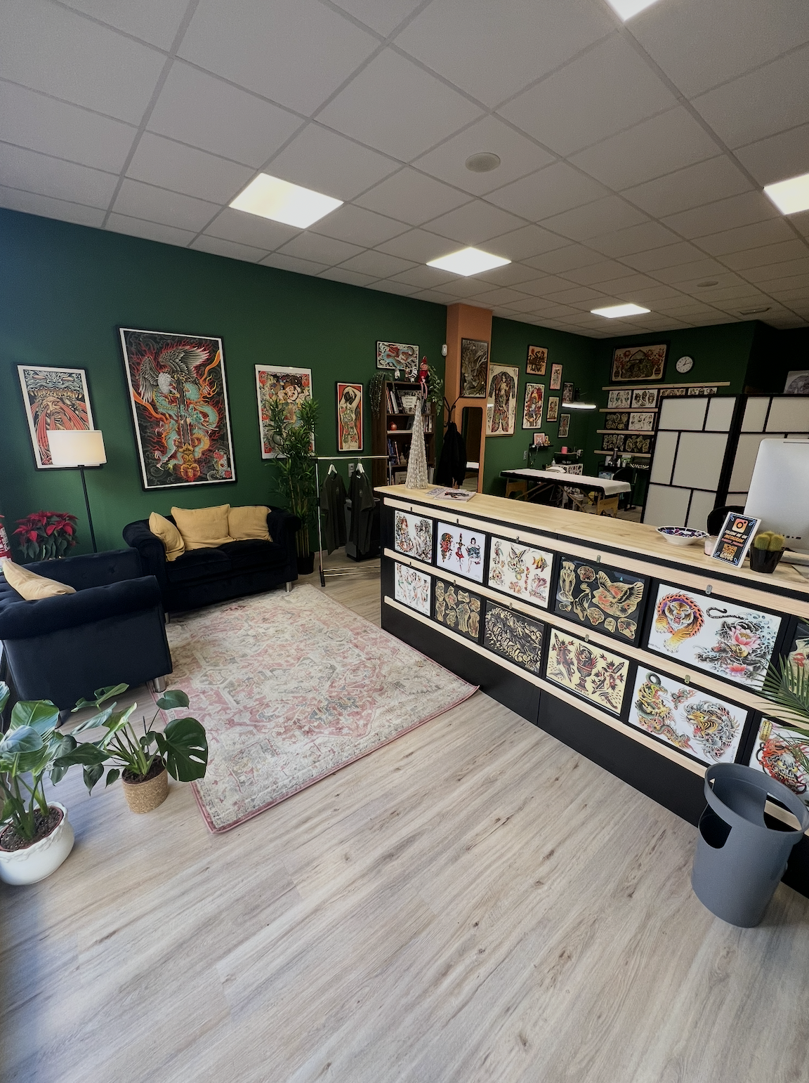 Interior de Atalaia Tattoo
